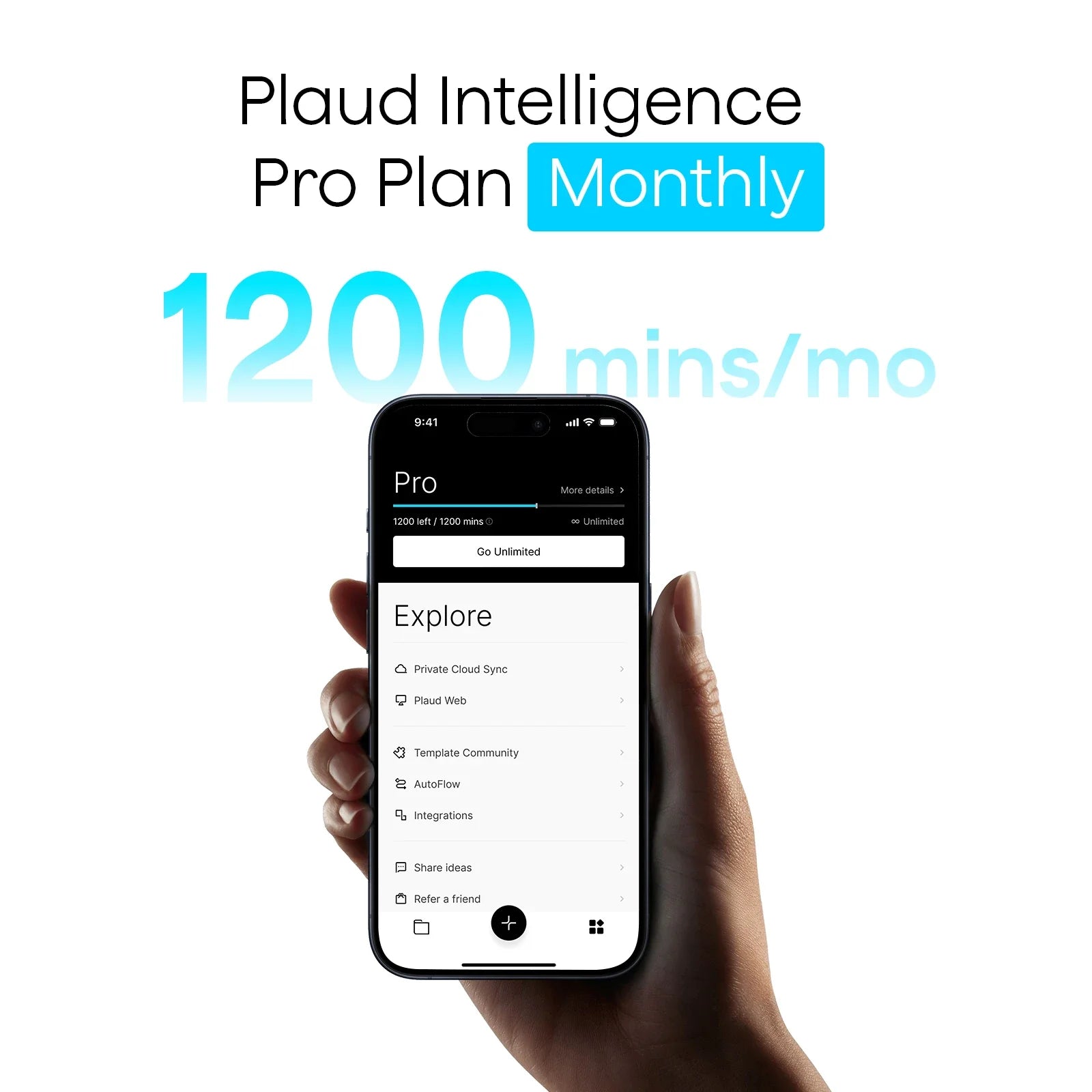 Plaud Intelligence Pro Plan - Mensual