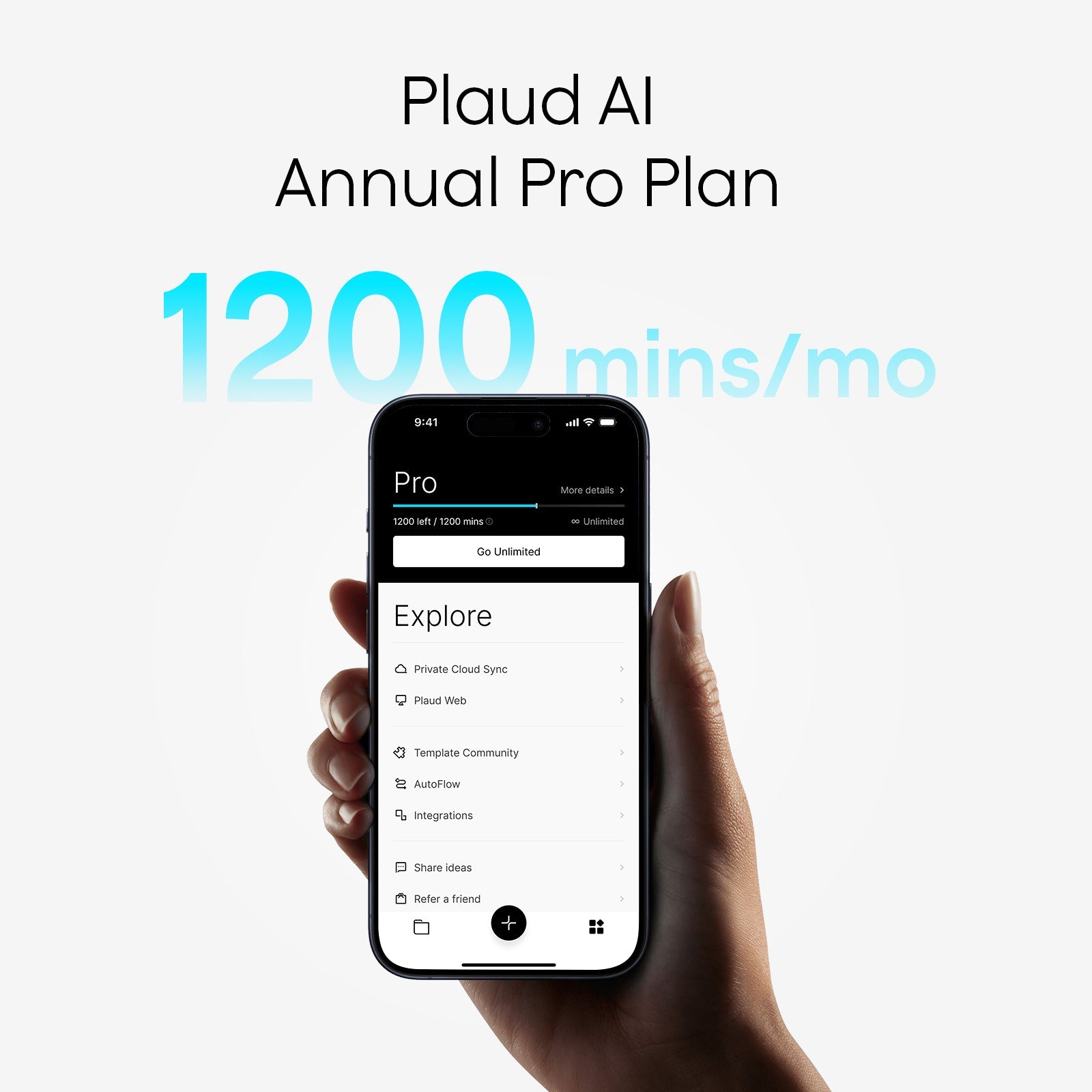 Plaud AI Plan Pro Anual