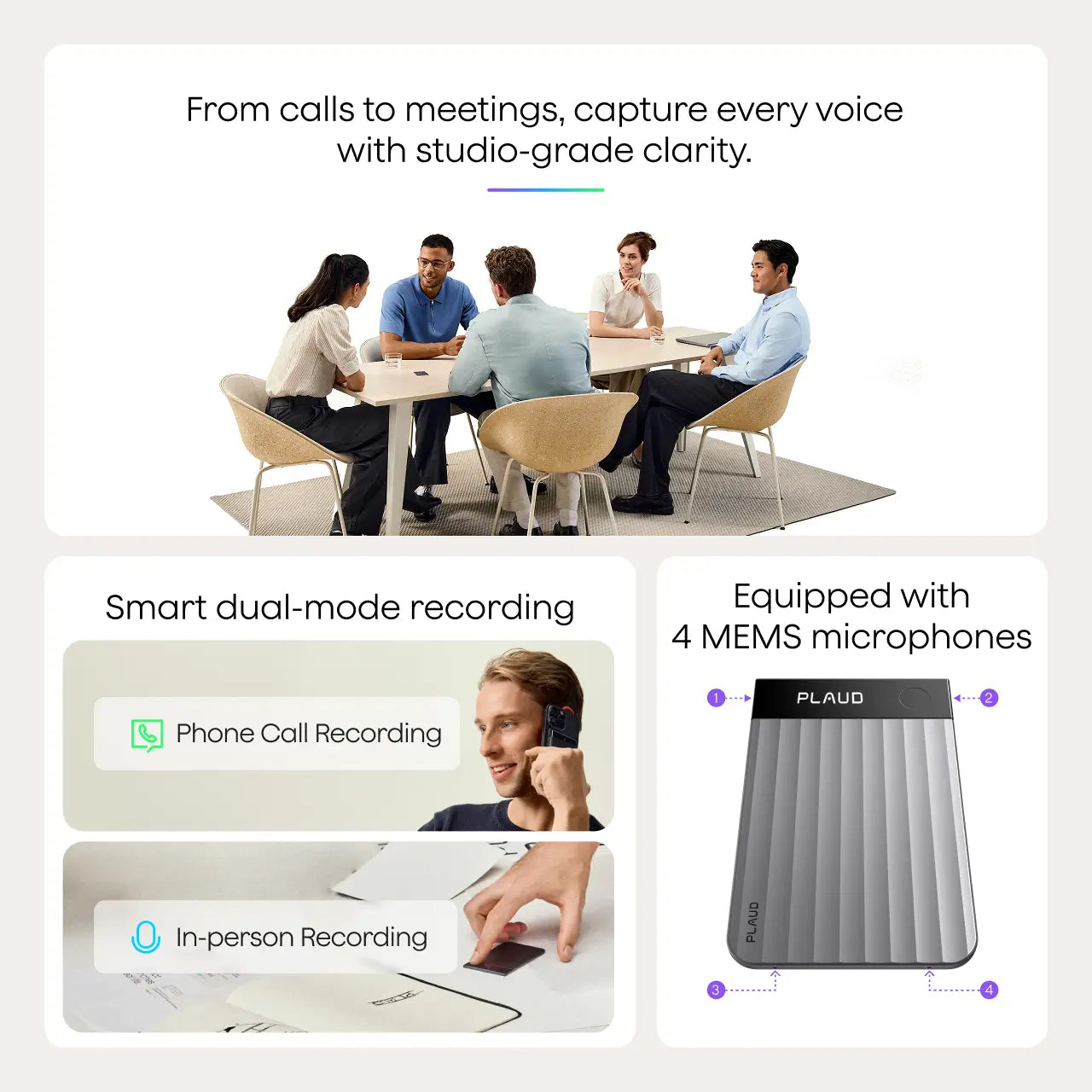 Plaud Note Pro & Plan Unlimited anual de IA