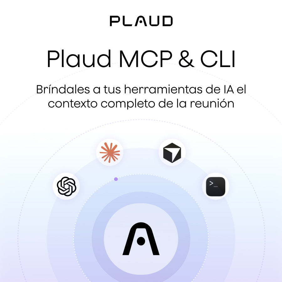 Presentación de Plaud MCP y CLI: da acceso a la IA a tus reuniones