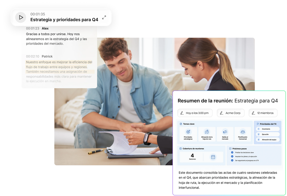 Notas de IA automatizadas