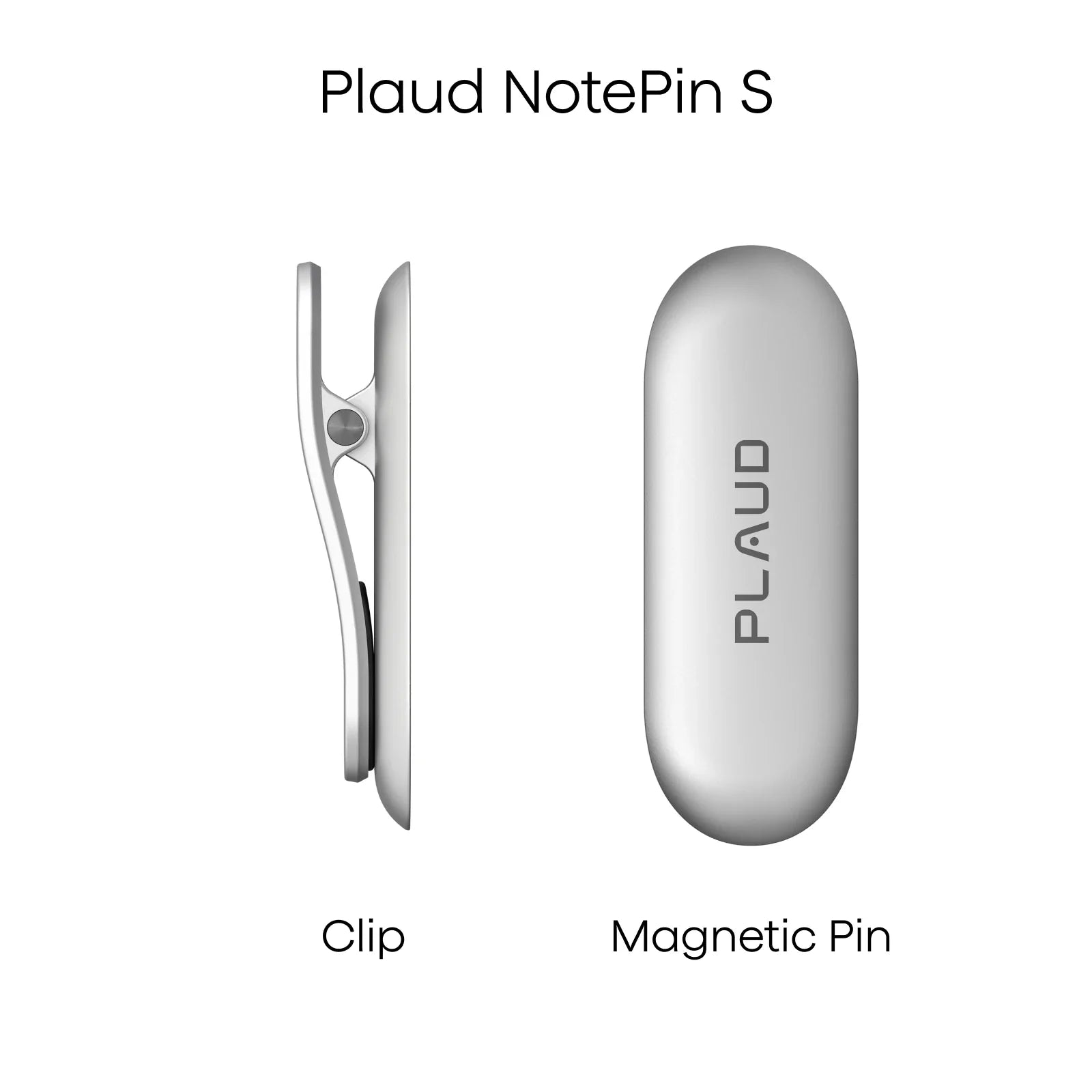 Clip & Pin magnético para Plaud NotePin S